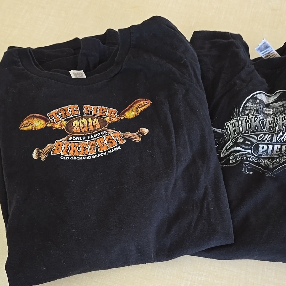 The Pub Bikerfest Black T-Shirt..Harley Davidson OOB 2014
